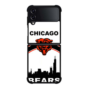 CHICAGO BEARS BAG STRIP Samsung Galaxy Z Flip 4 Case Cover CHICAGO BEARS BAG STRIP Samsung Galaxy Z Flip 4 Case Cover