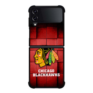 CHICAGO BLACKHAWKS NHL Samsung Galaxy Z Flip 4 Case Cover