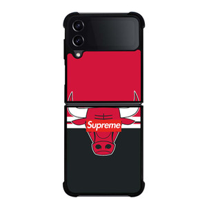 CHICAGO BULLS SUPREME LOGO Samsung Galaxy Z Flip 4 Case Cover