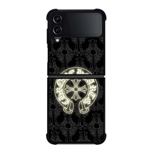 CHROME HEARTS PATTERN Samsung Galaxy Z Flip 4 Case Cover