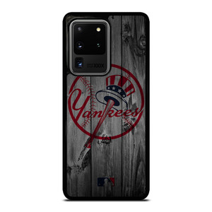 NEW YORK YANKEES BASEBALL MLB WOOD LOGO Samsung Galaxy S20 Ultra Case Cover
