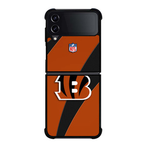 CINCINNATI BENGALS TIGER PATTERN Samsung Galaxy Z Flip 4 Case Cover CINCINNATI BENGALS TIGER PATTERN Samsung Galaxy Z Flip 4 Case Cover