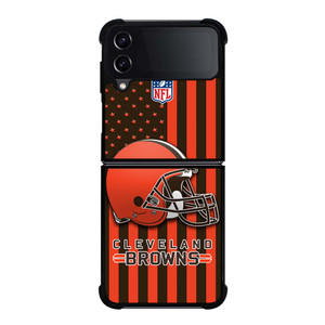 CLEVELAND BROWNS NFL Samsung Galaxy Z Flip 4 Case Cover