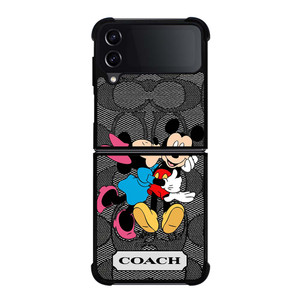COACH MINNIE MICKEY MOUSE KISS Samsung Galaxy Z Flip 4 Case Cover