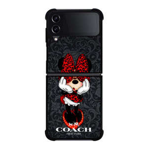 COACH MINNIE MOUSE CARTOON Samsung Galaxy Z Flip 4 Case Cover COACH MINNIE MOUSE CARTOON Samsung Galaxy Z Flip 4 Case Cover