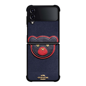 COACH NEW YORK BEAR Samsung Galaxy Z Flip 4 Case Cover