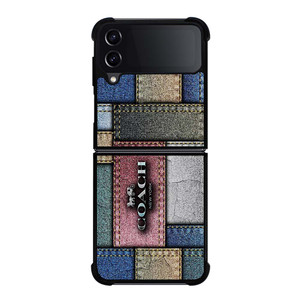 COACH NEW YORK LOGO JEANS  Samsung Galaxy Z Flip 4 Case Cover