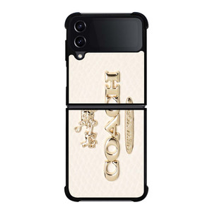 COACH PINK PATTERN MATE Samsung Galaxy Z Flip 4 Case Cover COACH PINK PATTERN MATE Samsung Galaxy Z Flip 4 Case Cover