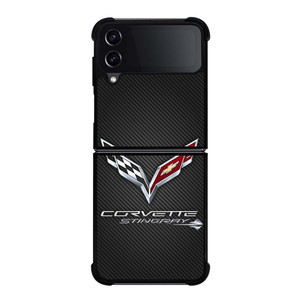 CORVETTE STINGRAY C7 CARBON LOGO Samsung Galaxy Z Flip 4 Case Cover CORVETTE STINGRAY C7 CARBON LOGO Samsung Galaxy Z Flip 4 Case Cover