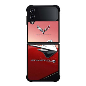 CORVETTE STINGRAY C7 EMBLEM Samsung Galaxy Z Flip 4 Case Cover CORVETTE STINGRAY C7 EMBLEM Samsung Galaxy Z Flip 4 Case Cover