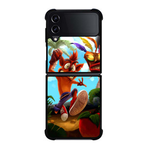 CRASH BANDICOOT GAME Samsung Galaxy Z Flip 4 Case Cover CRASH BANDICOOT GAME Samsung Galaxy Z Flip 4 Case Cover