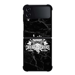 CROOKS AND CASTLES BANDANA MARBLE Samsung Galaxy Z Flip 4 Case Cover CROOKS AND CASTLES BANDANA MARBLE Samsung Galaxy Z Flip 4 Case Cover