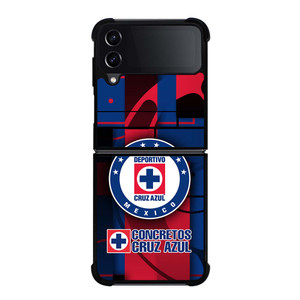 CRUZ AZUL SOCCER LOGO Samsung Galaxy Z Flip 4 Case Cover CRUZ AZUL SOCCER LOGO Samsung Galaxy Z Flip 4 Case Cover