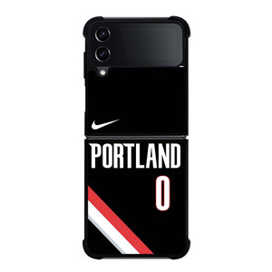 DAMIAN LILLARD PORTLAND TRAIL BLAZERS BLACK Samsung Galaxy Z Flip 4 Case Cover DAMIAN LILLARD PORTLAND TRAIL BLAZERS BLACK Samsung Galaxy Z Flip 4 Case Cover