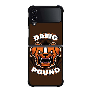 DAWG POUND CLEVELAND BROWNS Samsung Galaxy Z Flip 4 Case Cover DAWG POUND CLEVELAND BROWNS Samsung Galaxy Z Flip 4 Case Cover
