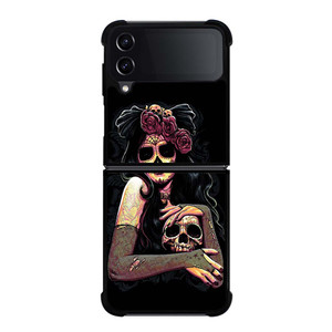 DAY OF THE DEAD ART Samsung Galaxy Z Flip 4 Case Cover DAY OF THE DEAD ART Samsung Galaxy Z Flip 4 Case Cover