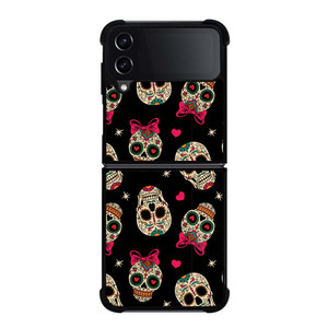 DAY OF THE DEAD CUTE PATTERN Samsung Galaxy Z Flip 4 Case Cover DAY OF THE DEAD CUTE PATTERN Samsung Galaxy Z Flip 4 Case Cover