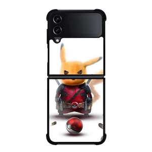 DEADPOOL PIKACHU POKEMON Samsung Galaxy Z Flip 4 Case Cover DEADPOOL PIKACHU POKEMON Samsung Galaxy Z Flip 4 Case Cover