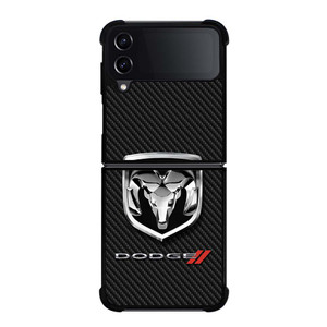 DODGE CHARGER CARBON Samsung Galaxy Z Flip 4 Case Cover DODGE CHARGER CARBON Samsung Galaxy Z Flip 4 Case Cover