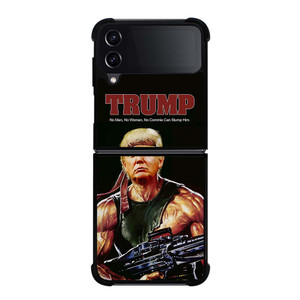 DONALD TRUMP RAMBO Samsung Galaxy Z Flip 4 Case Cover DONALD TRUMP RAMBO Samsung Galaxy Z Flip 4 Case Cover