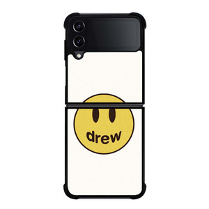 DREW SMILEY FACE LOGO Samsung Galaxy Z Flip 4 Case Cover DREW SMILEY FACE LOGO Samsung Galaxy Z Flip 4 Case Cover