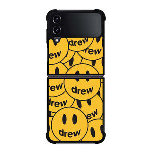 DREW SMILEY FACE PATTERN Samsung Galaxy Z Flip 4 Case Cover DREW SMILEY FACE PATTERN Samsung Galaxy Z Flip 4 Case Cover