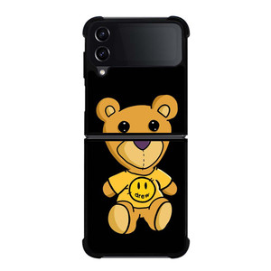DREW SMILEY FACE TEDY BEAR Samsung Galaxy Z Flip 4 Case Cover DREW SMILEY FACE TEDY BEAR Samsung Galaxy Z Flip 4 Case Cover