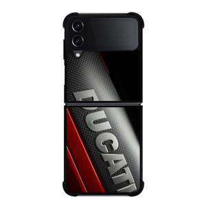 DUCATI MOTOR CARBON COVER Samsung Galaxy Z Flip 4 Case Cover DUCATI MOTOR CARBON COVER Samsung Galaxy Z Flip 4 Case Cover