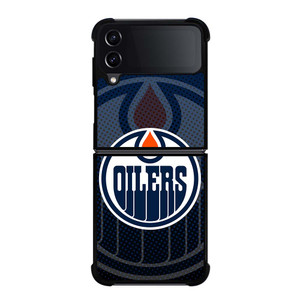 EDMONTON OILERS NHL LOGO Samsung Galaxy Z Flip 4 Case Cover
