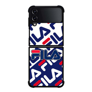 FILA SPORT LOGO COLLAGE Samsung Galaxy Z Flip 4 Case Cover FILA SPORT LOGO COLLAGE Samsung Galaxy Z Flip 4 Case Cover
