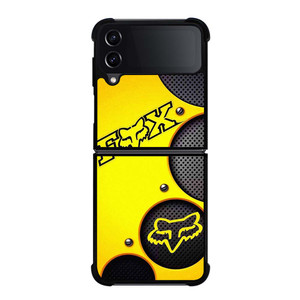FOX RACING YELLOW METAL Samsung Galaxy Z Flip 4 Case Cover