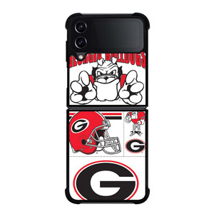 GEORGIA BULLDOGS STICKER COLLECTION Samsung Galaxy Z Flip 4 Case Cover GEORGIA BULLDOGS STICKER COLLECTION Samsung Galaxy Z Flip 4 Case Cover