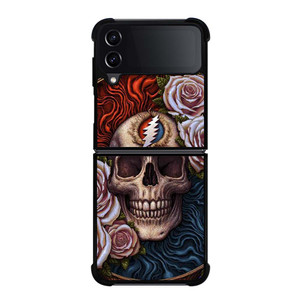 GRATEFUL DEAD SKULL AND ROSE LOGO Samsung Galaxy Z Flip 4 Case Cover