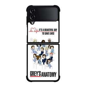 GREY'S ANATOMY ALL CARTOON Samsung Galaxy Z Flip 4 Case Cover