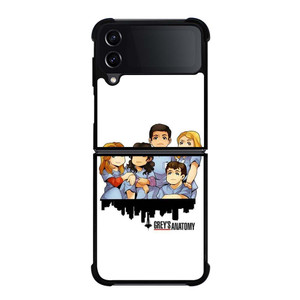 GREY'S ANATOMY CARTOON Samsung Galaxy Z Flip 4 Case Cover