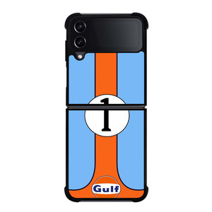GULF RACING KEN MILES LIVERY Samsung Galaxy Z Flip 4 Case Cover GULF RACING KEN MILES LIVERY Samsung Galaxy Z Flip 4 Case Cover