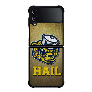 HAIL MICHIGAN WOLVERINES ICON Samsung Galaxy Z Flip 4 Case Cover HAIL MICHIGAN WOLVERINES ICON Samsung Galaxy Z Flip 4 Case Cover