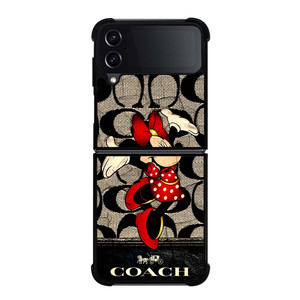 HAPPY COACH MINNIY MOUSE Samsung Galaxy Z Flip 4 Case Cover HAPPY COACH MINNIY MOUSE Samsung Galaxy Z Flip 4 Case Cover