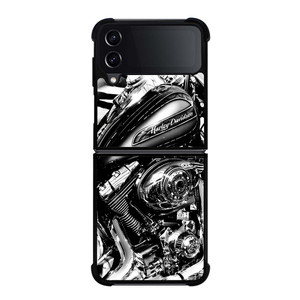 HARLEY DAVIDSON ART PHOTO Samsung Galaxy Z Flip 4 Case Cover
