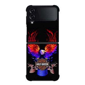 HARLEY DAVIDSON FLAME SWING Samsung Galaxy Z Flip 4 Case Cover