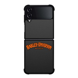 HARLEY DAVIDSON MOTOR CO CARBON Samsung Galaxy Z Flip 4 Case Cover