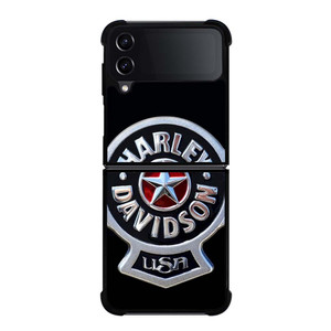 HARLEY DAVIDSON USA METAL EMBLEM Samsung Galaxy Z Flip 4 Case Cover