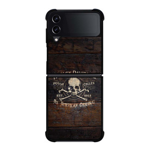 HARLEY RIDE WOOD Samsung Galaxy Z Flip 4 Case Cover HARLEY RIDE WOOD Samsung Galaxy Z Flip 4 Case Cover