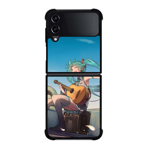 HATSUNE MIKU AND GUITAR Samsung Galaxy Z Flip 4 Case Cover