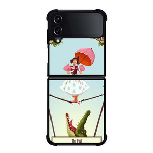 HAUNTED MANSION TIGHTROPE GIRL THE FOOL Samsung Galaxy Z Flip 4 Case Cover HAUNTED MANSION TIGHTROPE GIRL THE FOOL Samsung Galaxy Z Flip 4 Case Cover