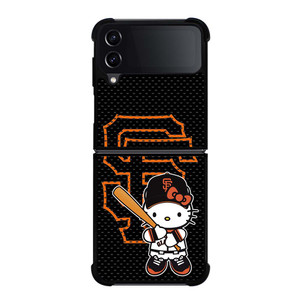 HELLO KITTY SAN FRANCISCO GIANTS MLB Samsung Galaxy Z Flip 4 Case Cover HELLO KITTY SAN FRANCISCO GIANTS MLB Samsung Galaxy Z Flip 4 Case Cover