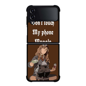 HERMIONE HARRY POTTER DONT TOUCH MY PHONE Samsung Galaxy Z Flip 4 Case Cover HERMIONE HARRY POTTER DONT TOUCH MY PHONE Samsung Galaxy Z Flip 4 Case Cover