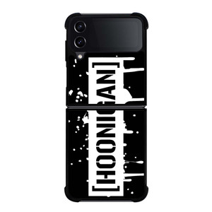 HOONIGAN RACING BRUSHED LOGO Samsung Galaxy Z Flip 4 Case Cover HOONIGAN RACING BRUSHED LOGO Samsung Galaxy Z Flip 4 Case Cover
