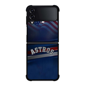 HOUSTON ASTROS AMERICAN FLAG Samsung Galaxy Z Flip 4 Case Cover
