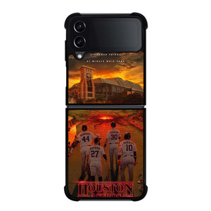 HOUSTON ASTROS STRANGER THINK Samsung Galaxy Z Flip 4 Case Cover HOUSTON ASTROS STRANGER THINK Samsung Galaxy Z Flip 4 Case Cover